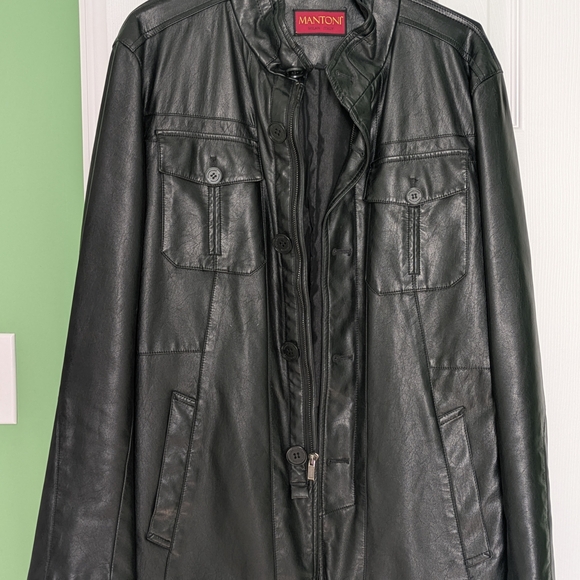 Other - Black Leather Jacket for Men